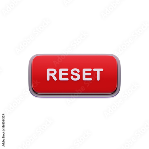 Reset Label Red CTA Button