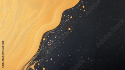 abstract liquid wave