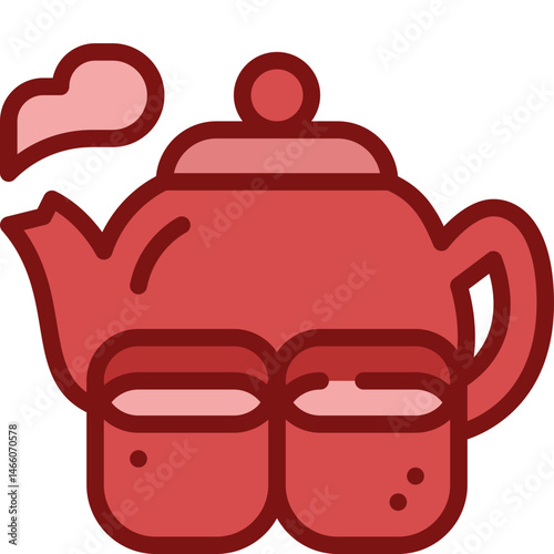 tea two tone icon
