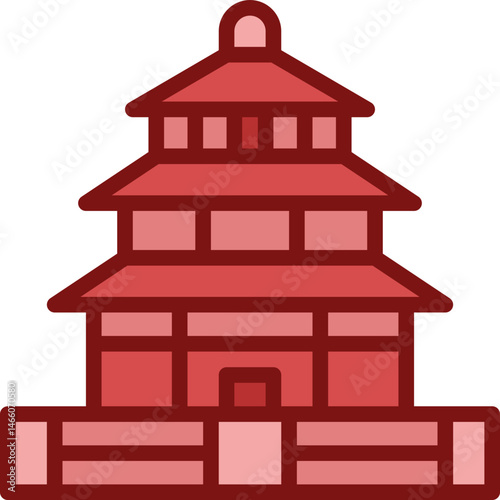 temple of heaven two tone icon