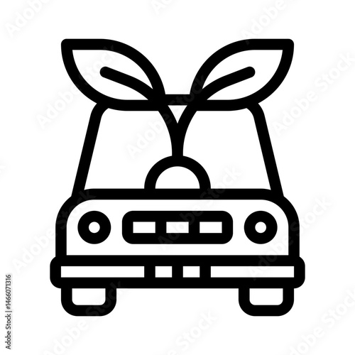 eco friendly line icon