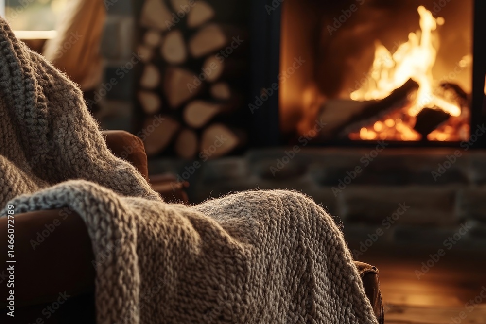 Obraz premium fireplace in the fireplace