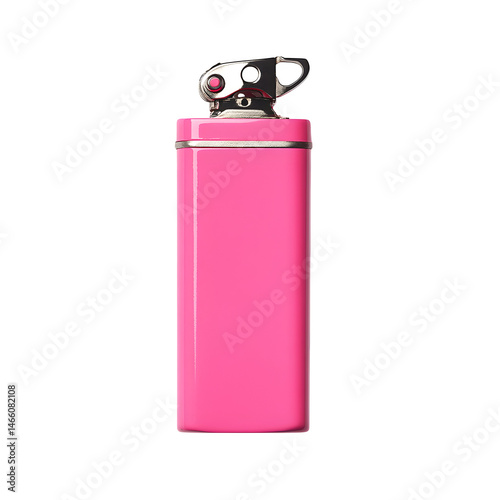 Plastic disposable lighter Isolated White Background
