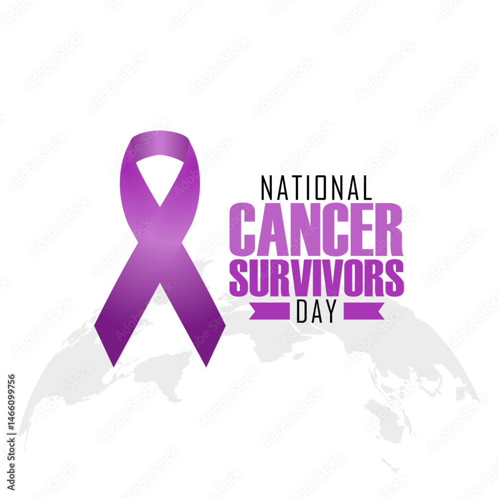 vector graphic of National Cancer Survivors Day ideal for National Cancer Survivors Day celebration vector graphic of National Cancer Survivors Day ideal for National Cancer Survivors Day celebration