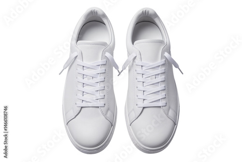 Minimalist White Sneakers on a Clean Surface photo