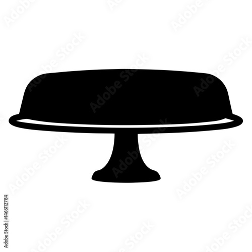 cheese platter vector silhouette icon, black and white illustration of food.