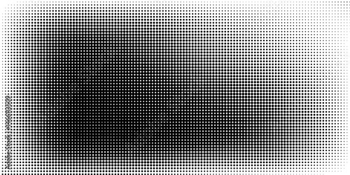 Grunge halftone gradient background. Faded grit noise texture. White and black sandy wallpaper. Retro pixelated backdrop. Anime or manga style comic overlay. Vector graphic design textured template