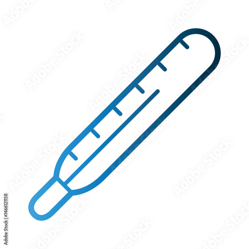 Thermometer icon design template