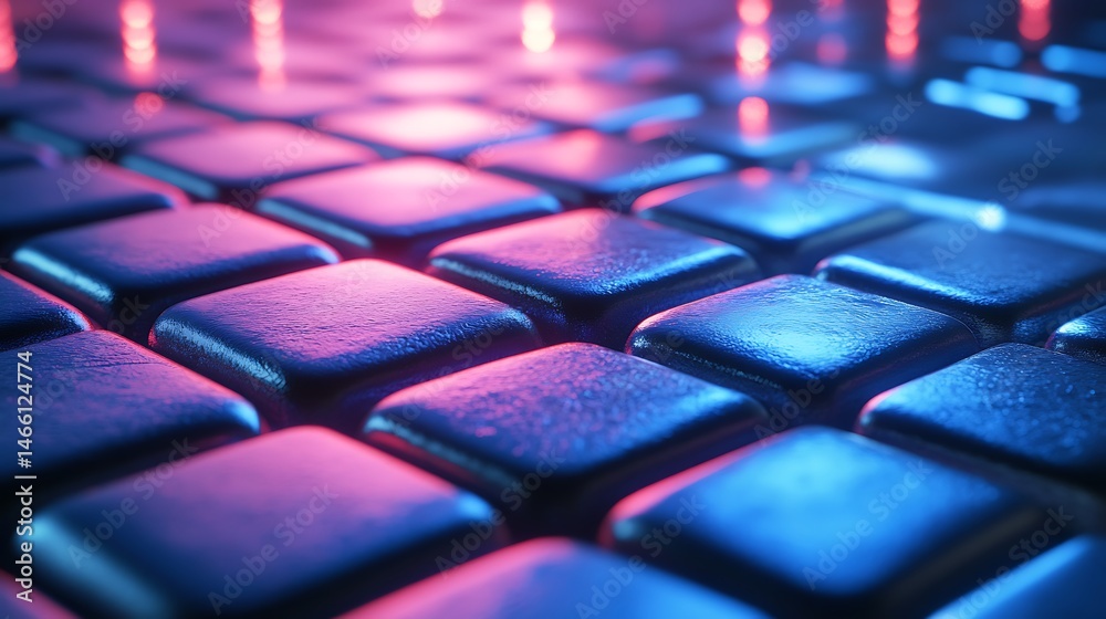 Abstract futuristic square pattern Abstract futuristic square pattern