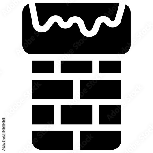 vector illustration of a brick wall