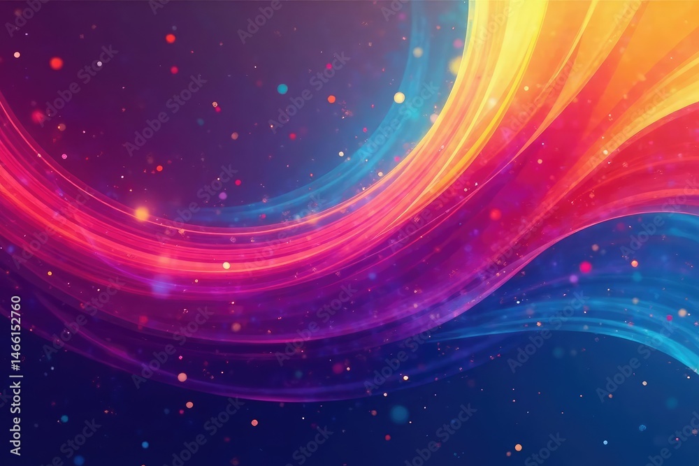 Obraz premium Vibrant abstract design, perfect for website banners or print posters , art print, graphic design