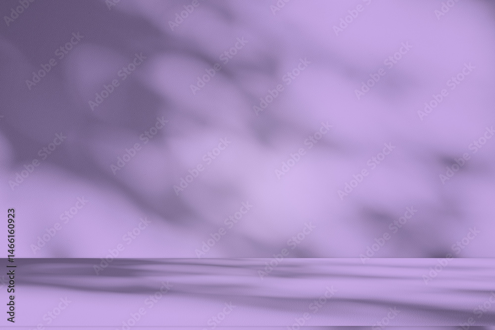 Wall interior background, studio and backdrops show products. with soft light shadow from window color blue and white. background for text insertion and presentation of product