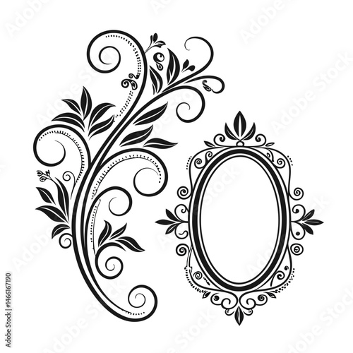 Oval, Shield and Circle Frames