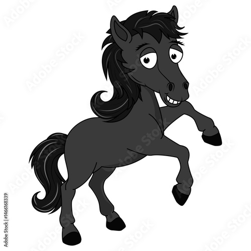 Cute Horse Animal Cartoon
