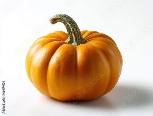 Wallpaper Mural Small orange pumpkin isolated on white background. use cases: autumn decorations. Torontodigital.ca