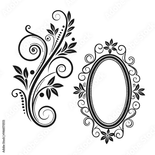 Oval, Shield and Circle Frames