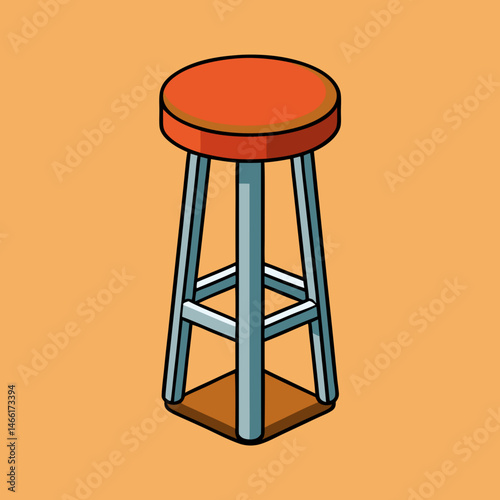 vector illustration of a glass jar