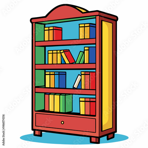bookshelf with books