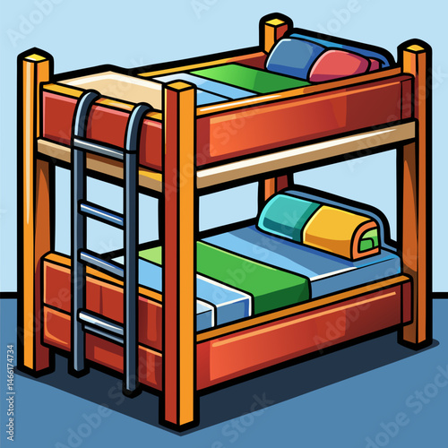 bed in a bedroom