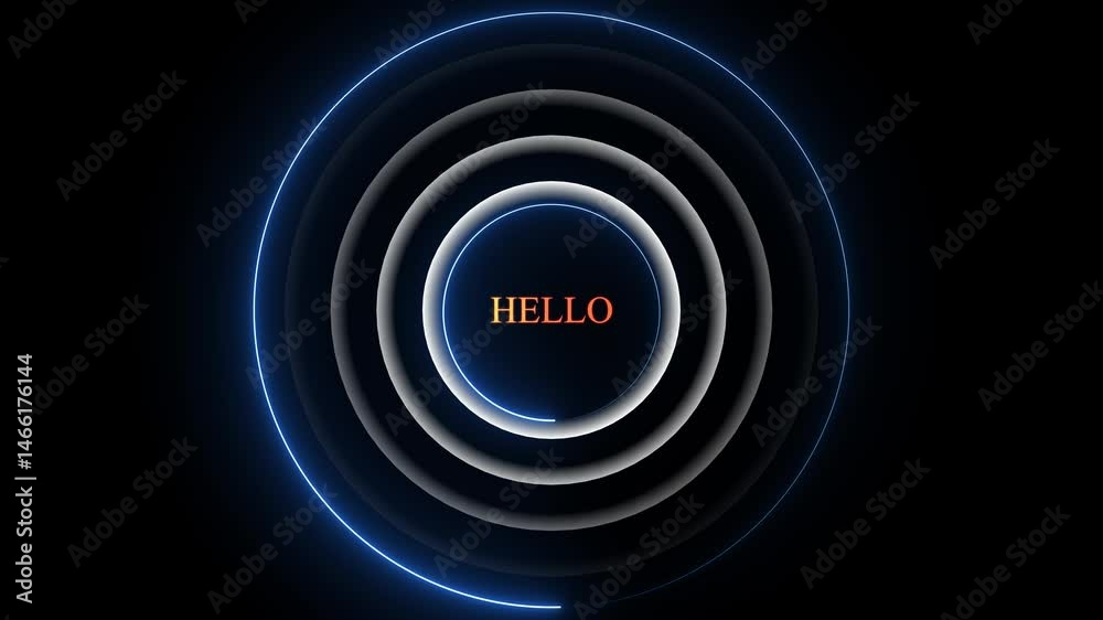 lowing text animation hello - Application Programming Interface. Software development tool. Business, modern technology, internet and networking concept