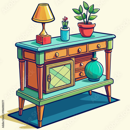 vector illustration of furniture