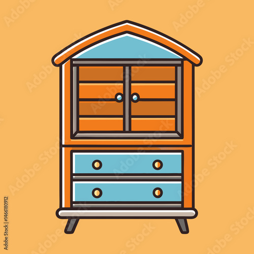 wooden furniture icon