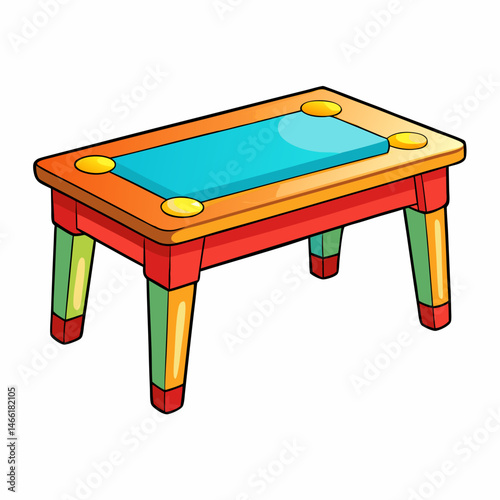 billiard table isolated on white