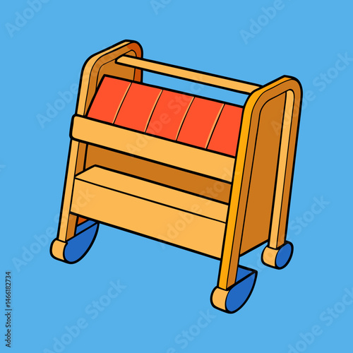 illustration of a bench