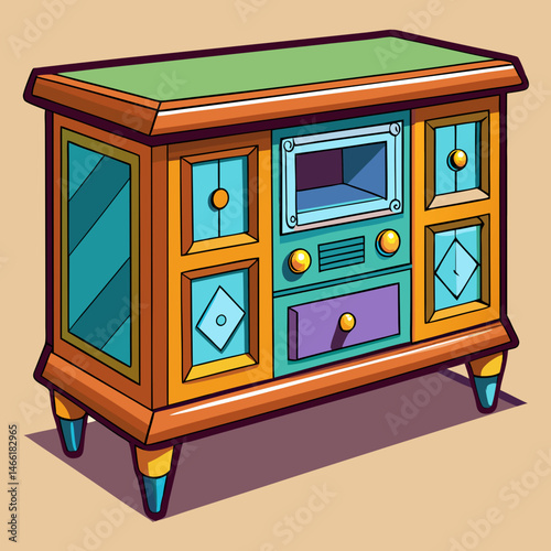 wooden furniture icon