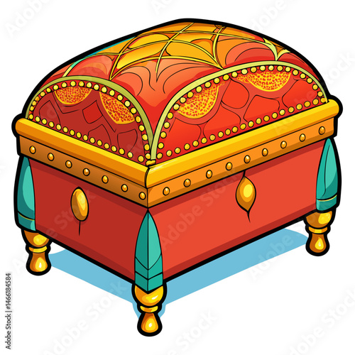 chest with jewelry