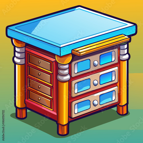 vector illustration of furniture