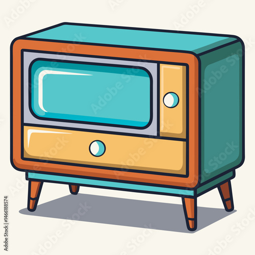retro tv set