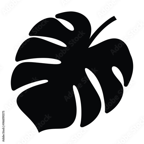 taro root vector silhouette icon - perfect for food, farming, or nutrition concepts.