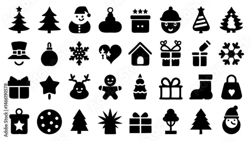 A Complete Collection of 50 Christmas Icons for All Your Festive Design Projects