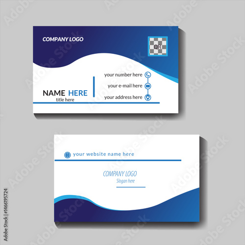 modern creative business card template design