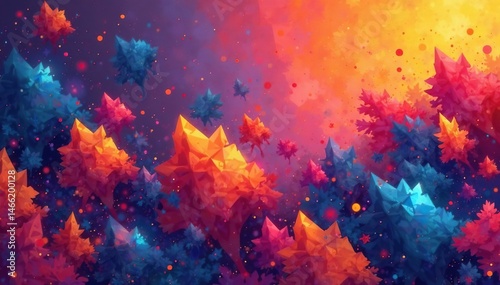 Abstract geometric shapes, flawlessly repeating , background, texture, clean