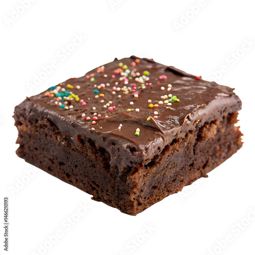 brownie isolation on transparent background
