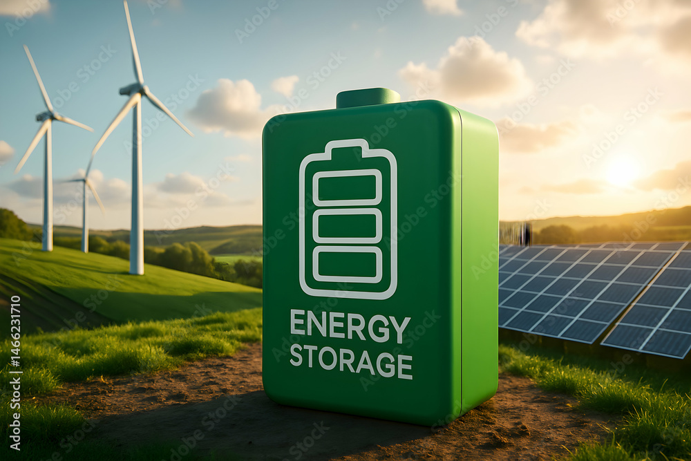 Green energy storage for sustainable future.