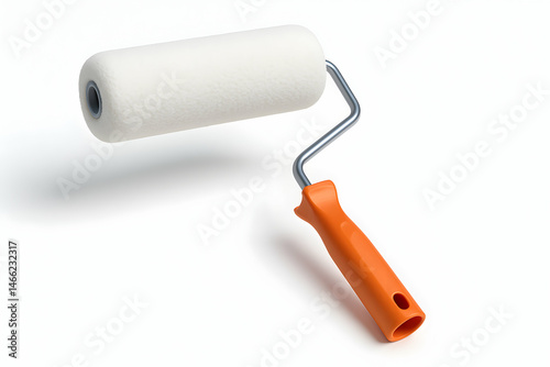 Obraz na płótnie Paint roller for home renovation projects w salonie