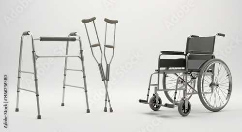Assistive Mobility Devices: Walker, Crutches, and Wheelchair for Enhanced Independence