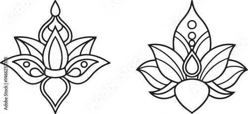 vector illustration of a flower