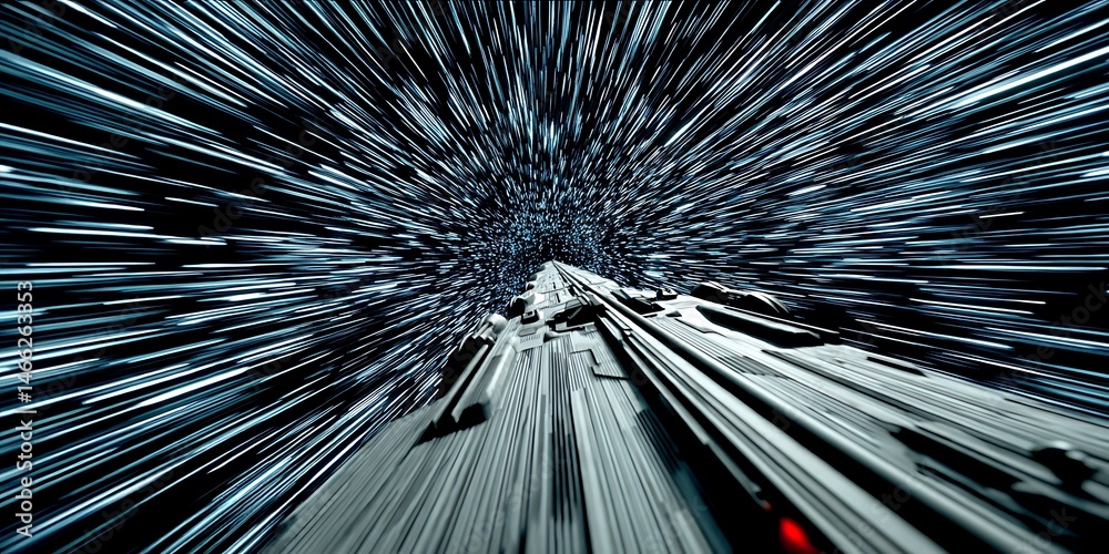 Obraz premium Speed Tunnel Abstract.