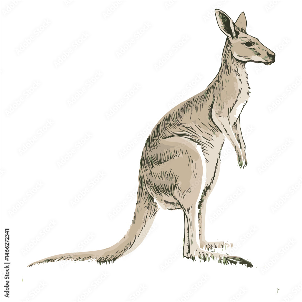 Fototapeta premium kangaroo Vector