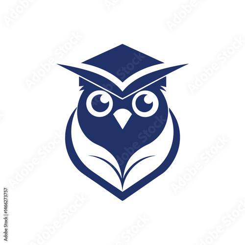 Owl Logo Representing Knowledge and Education