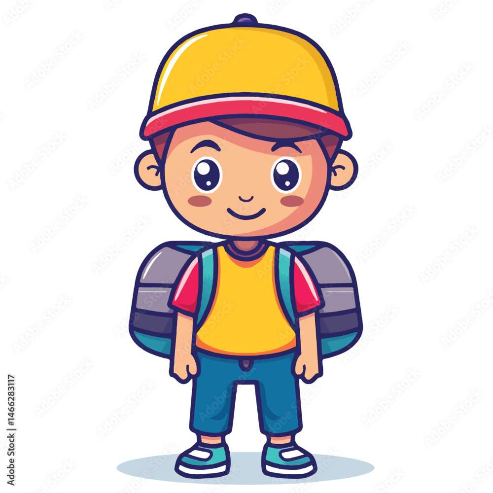 A cute of Grader vector illustration style A cute of Grader vector illustration style