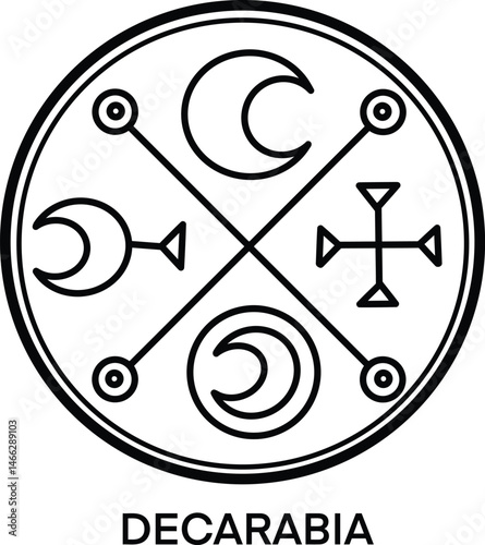 Decarabia Goetia Sigil Demon Symbol