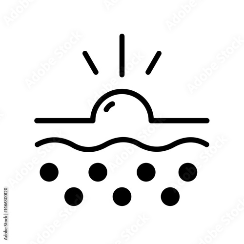 Pimple on Skin Icon Illustration