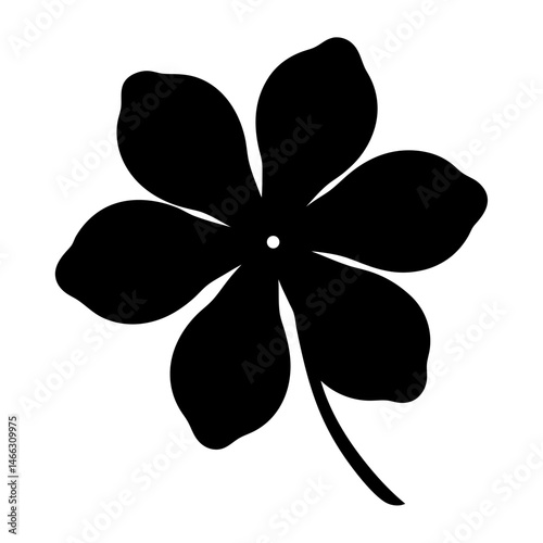 Black and white illustration of anemopsis yerba mansa , flower silhouette vector designs.