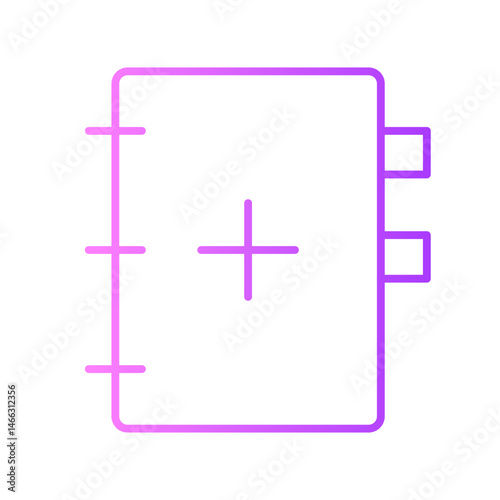 contact gradient icon