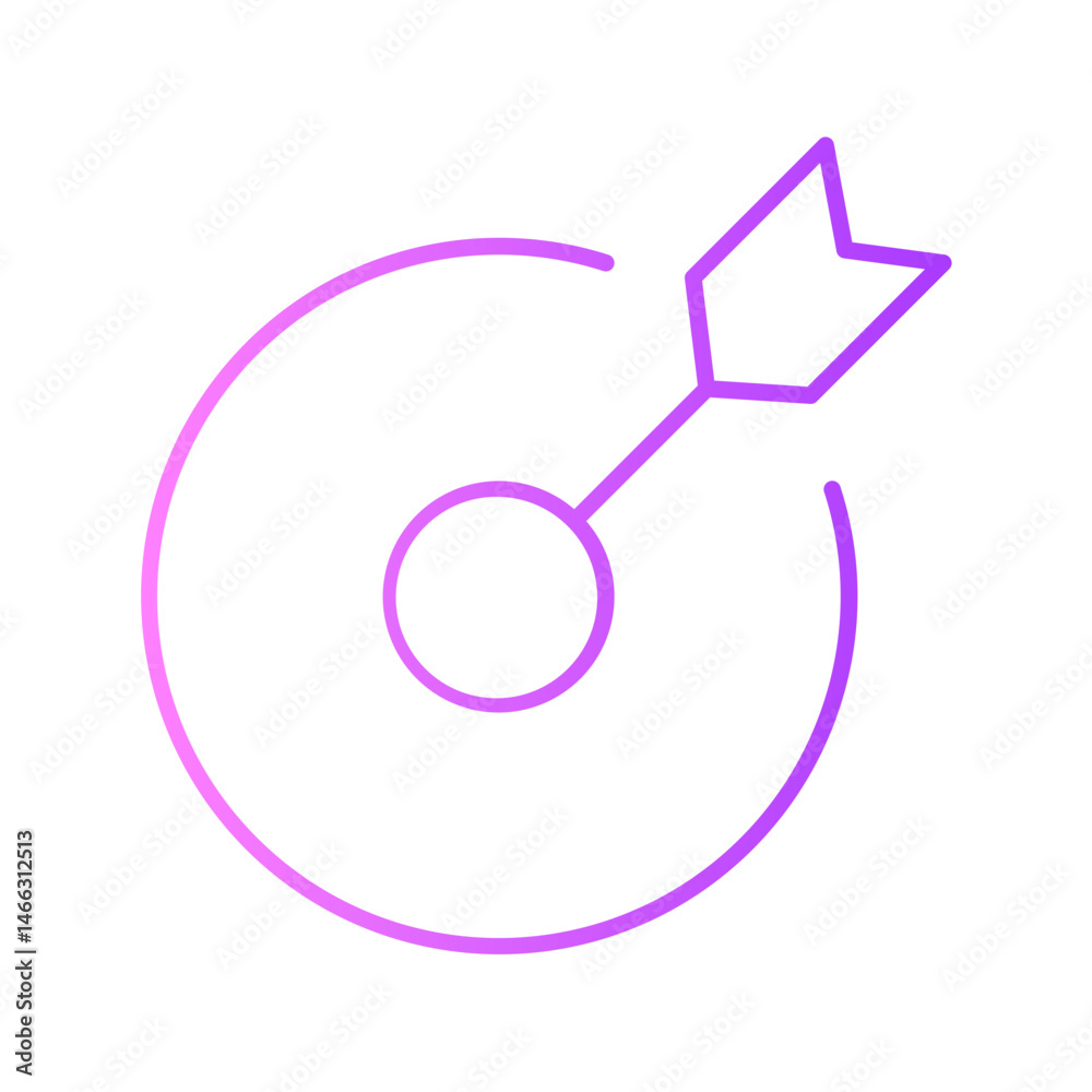 target gradient icon target gradient icon